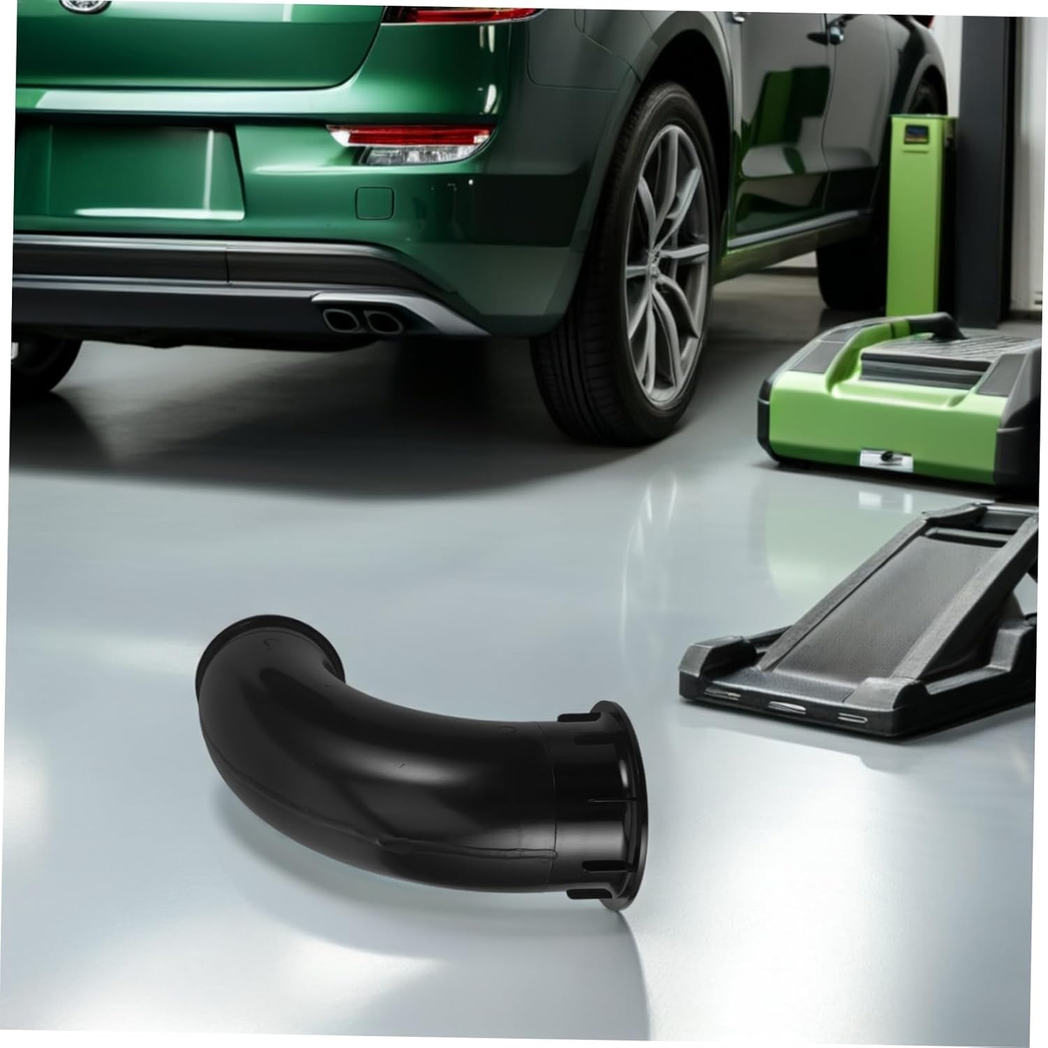 HOMSFOU 2Pcs Car Subwoofer Speaker Subwoofer Terminal Enclosure Port Tube Voice Outlet for Car Bass Reflex Port Tube Acoustic Hideaway Sound Black image number 1