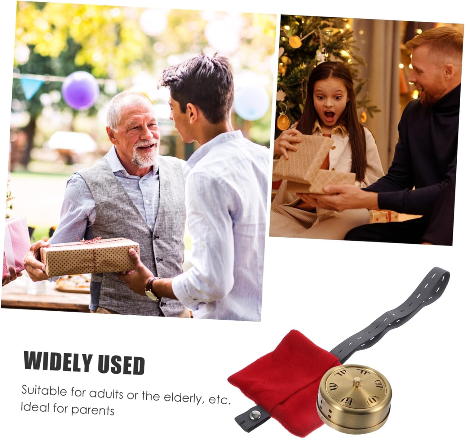 PLAFOPE Portable Moxibustion Box Copper Household Moxibustion Case Moxa Heat Pack Storage with Screw Cap and Sleeve for Relief and Therapy Random Color