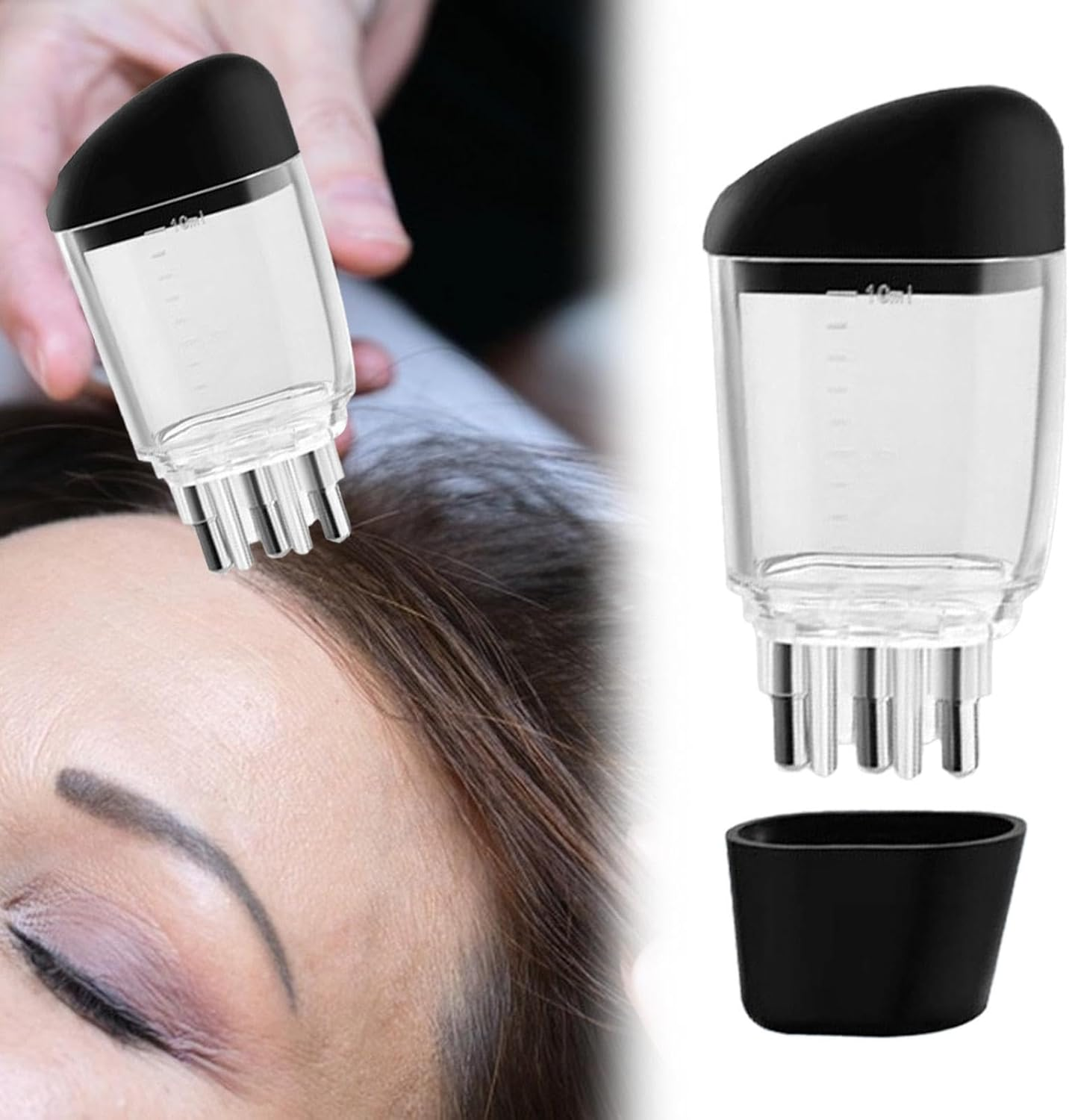 Hair Oiler | Small Oil Comb for Hair Oiling,Liquid Comb Applicator, Scalp Oil Applicator, Hair Oiler Applicator for Massaging Scalps image number 1