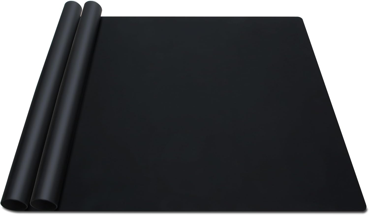 Large Silicone Mats, 2Pcs 65 X 45Cm Black Silicone Craft Mat, Silicone Mats for Kitchen Counter, Paiting, Jewelry,Heat Resistant image number 7