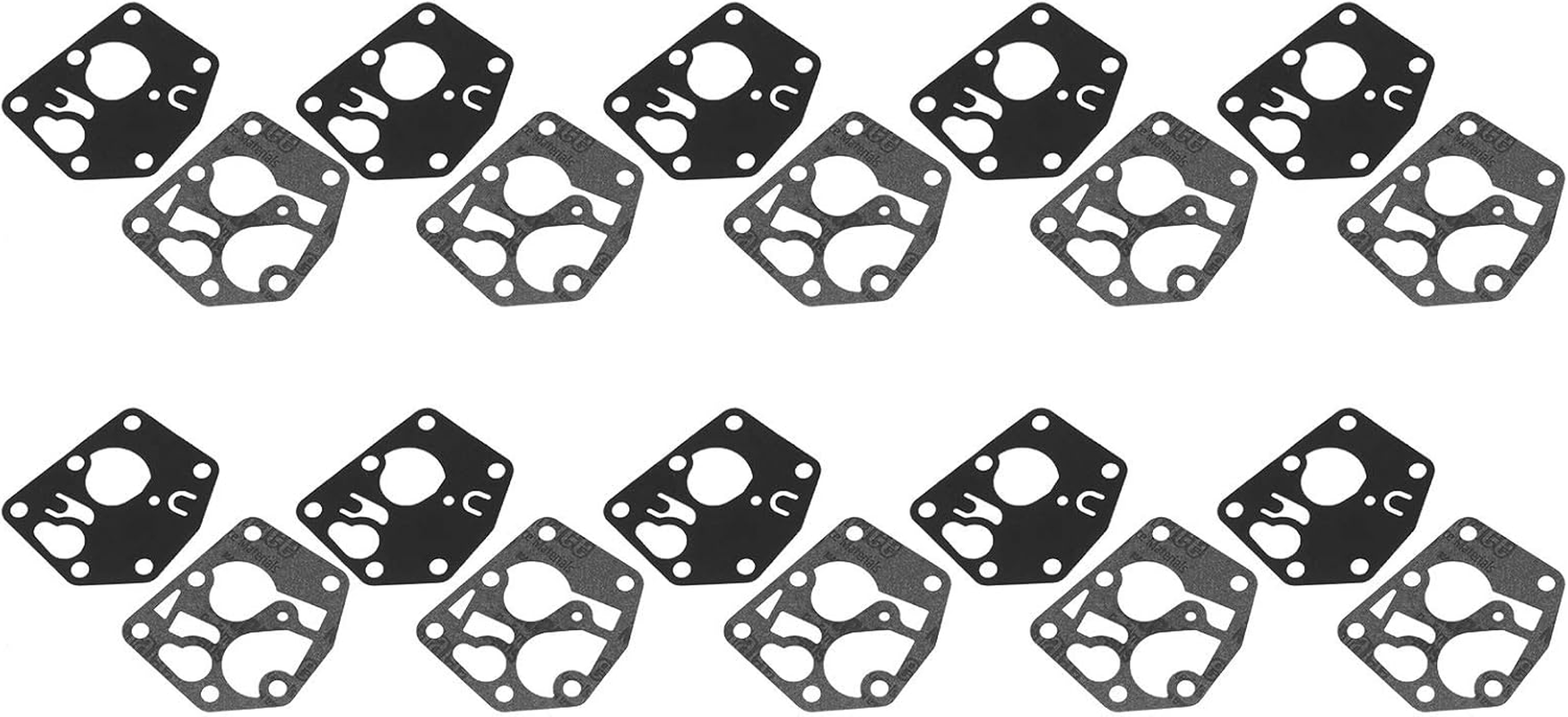 10Set Rubber Cloth Carburetor Diaphragm, Replacement Carburetor Parts, Wear Resistant Accessories for Industrial image number 2