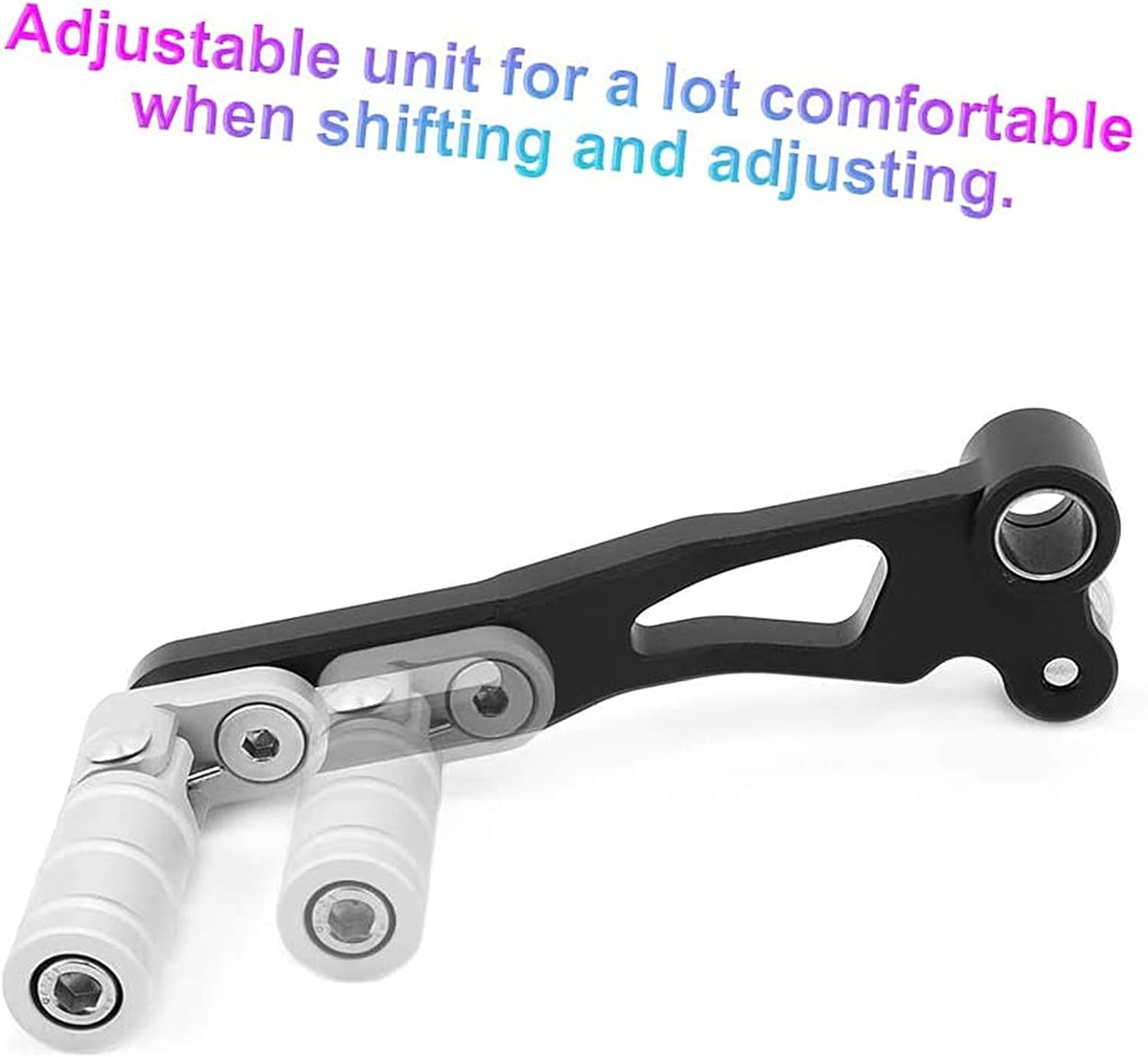 Qiilu 300 Gear Shifter Powersports Shift Levers Motorcycle Gear Shift Lever Folding Metal Gear Shifter for Z300 2015?2017 Automatic and Accessories image number 1