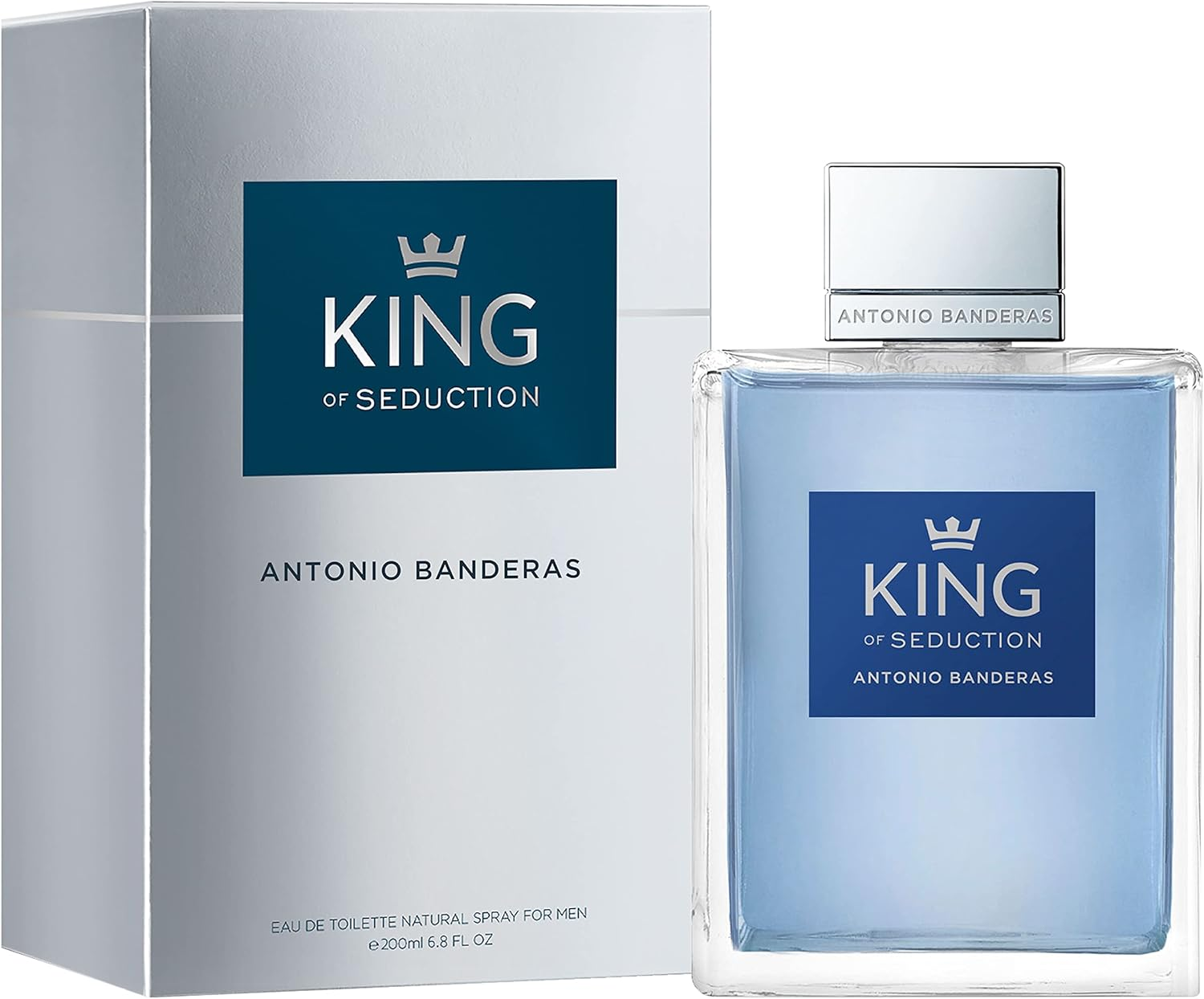 Antonio Banderas King of Seduction Eau De Toilette Spray for Men, Multi, Fruity, 6.7 Oz image number 1