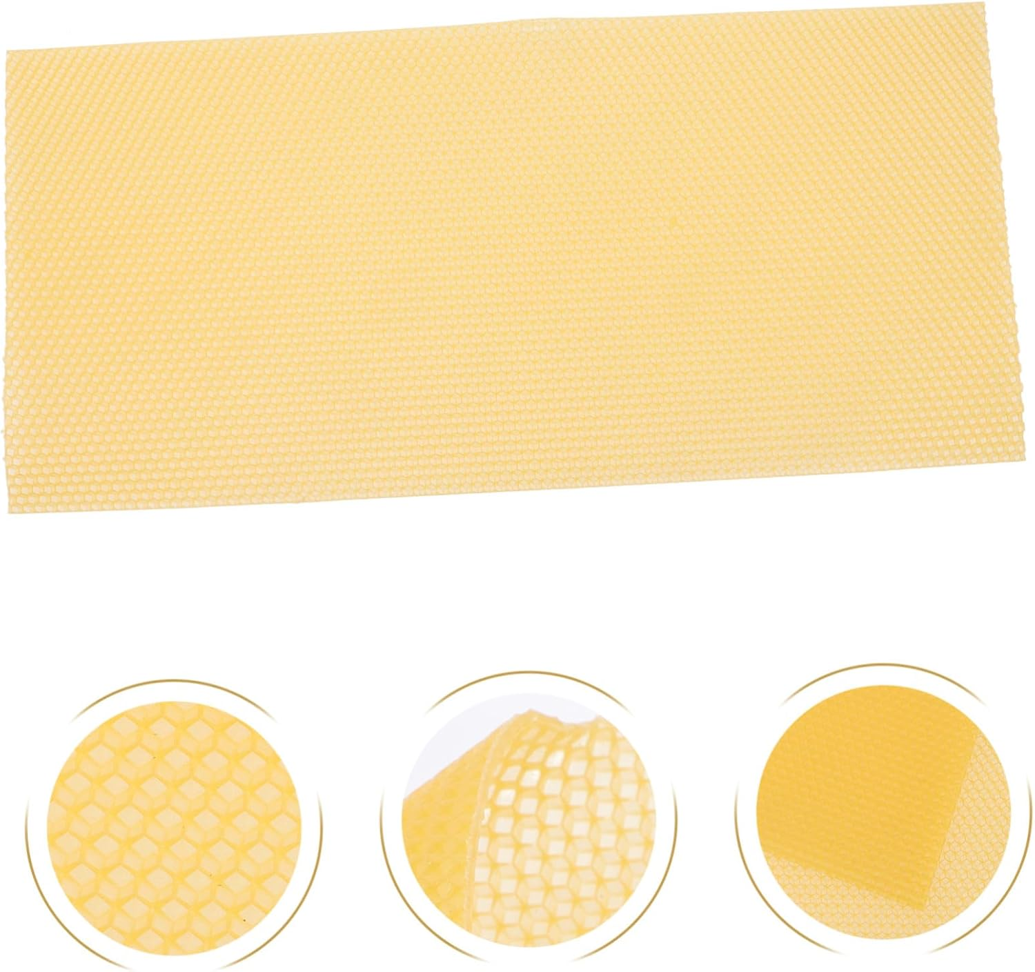 DECHOUS 30Pcs Beeswax Foundation Sheets Beekeeping Base Honeycomb Foundation for Beehive Frames Smooth Surface DIY Candle Craft Furniture Polish Supplies