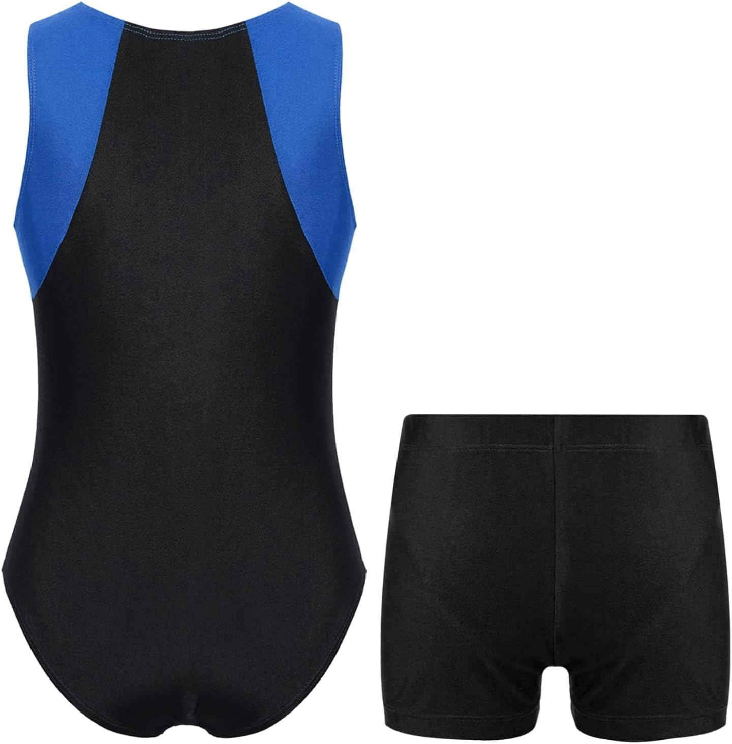 Loodgao Kids Boys Gymnastics Outfits Ballet Dance Leotards Tank Top and Shorts Set Tumbling Suit Workout Dancewear image number 2