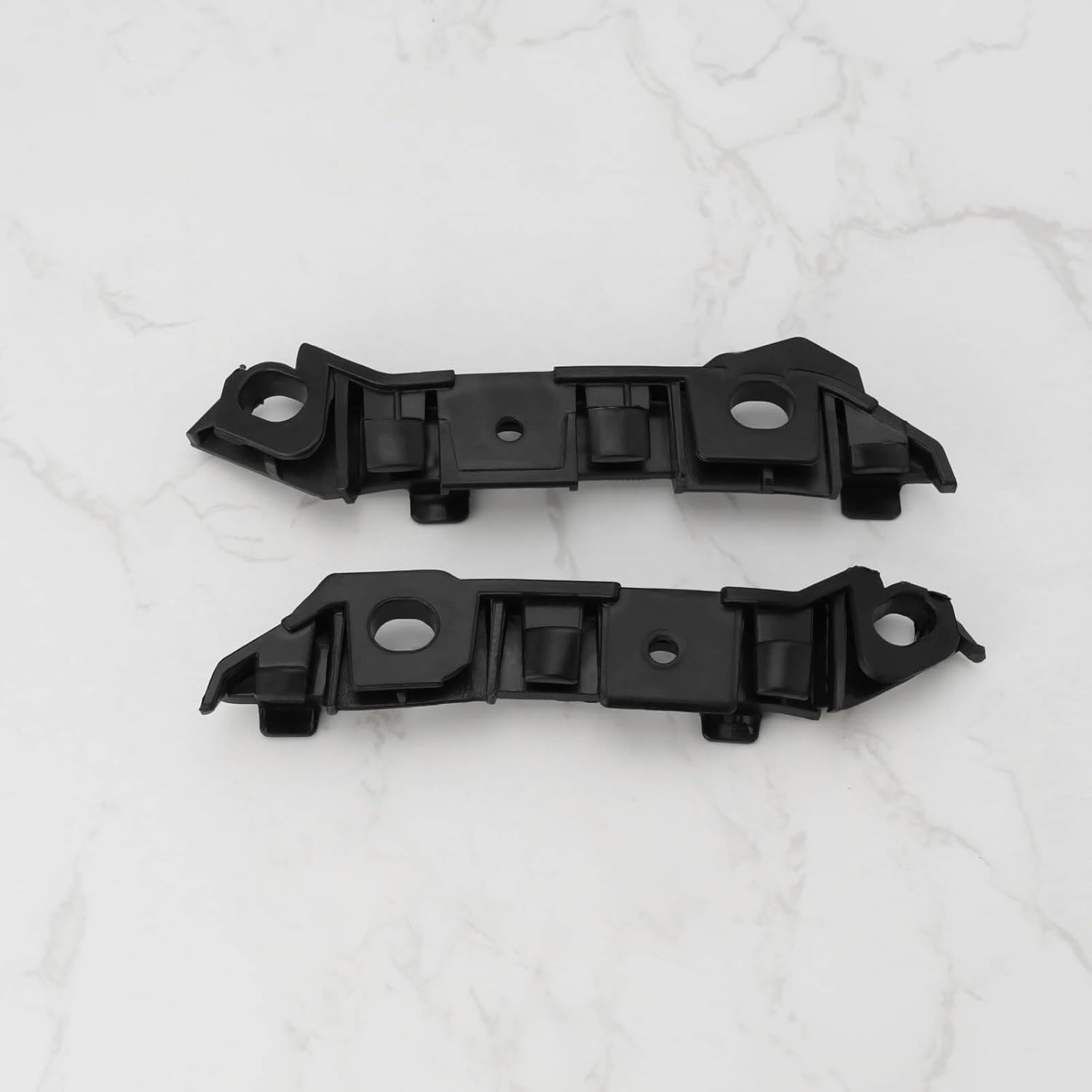 Ecsing a Pair Front Bumper Bracket Replacement Part A2058850821/A2058850921 Left and Right Side Front Bumper Mounting Rail Bracket Compatible with Mercedes-Benz W205 C-Class(Uk Passenger Side) image number 3