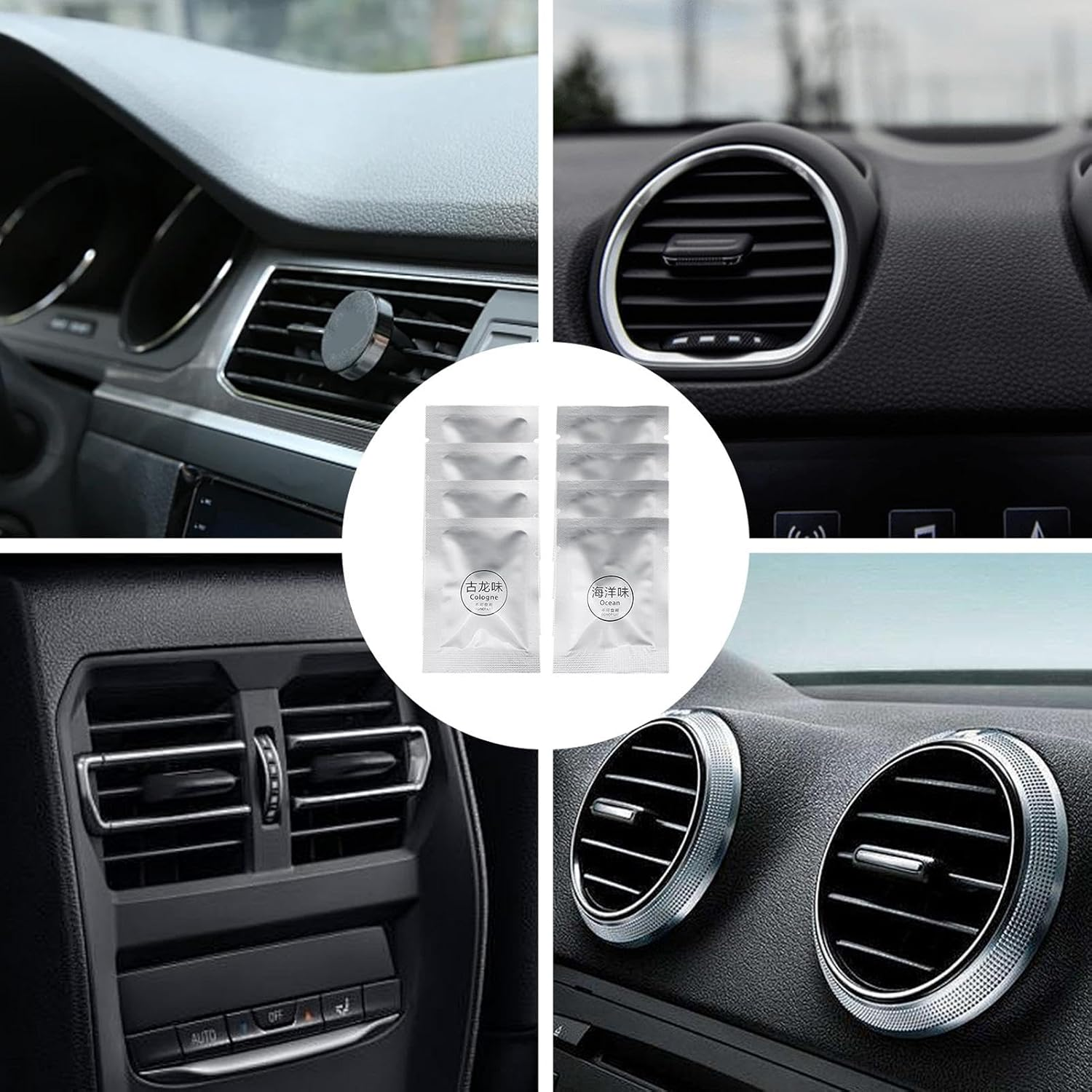 Air Freshener Tablets for - Car Air Freshener Car Fragrance Refill,8X Automotive Air Fresheners, Fragrance Tablets Aromatherapy Tablets, Car Interior Accessories image number 4