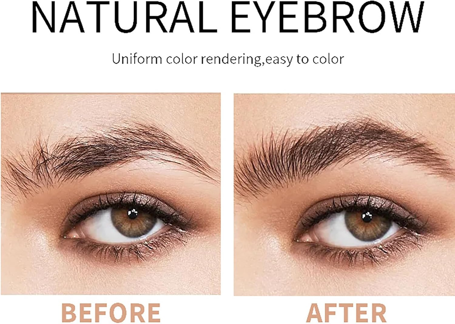 Hinourisha 5 Colors Eyebrow Mascara Professional Makeup Thick, Waterproof Eyebrow Gel, No Smudging, Tints & Thickens with 24Hr Wear Brow Gel Tint Coloring Kit - Clear+Dark Brown+Black image number 6