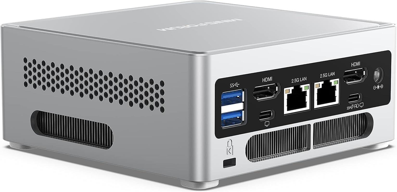 MINISFORUM Mini PC NAB6 Lite Intel Core I5-12600H,12 Cores 16 Threads,Up to 4.5Ghz 16GB RAM DDR4 1TB Pcie4.0 SSD Dual 2.5 G RJ45 LAN Mini Desktop Computer,2 X HDMI,7 X USB Port,Wifi 6,BT5.2 image number 4