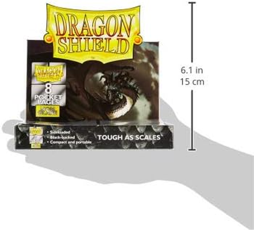 Dragon Shield ART10313: 8-Pocket Pages (50) -Sideloaded Non Glare)
