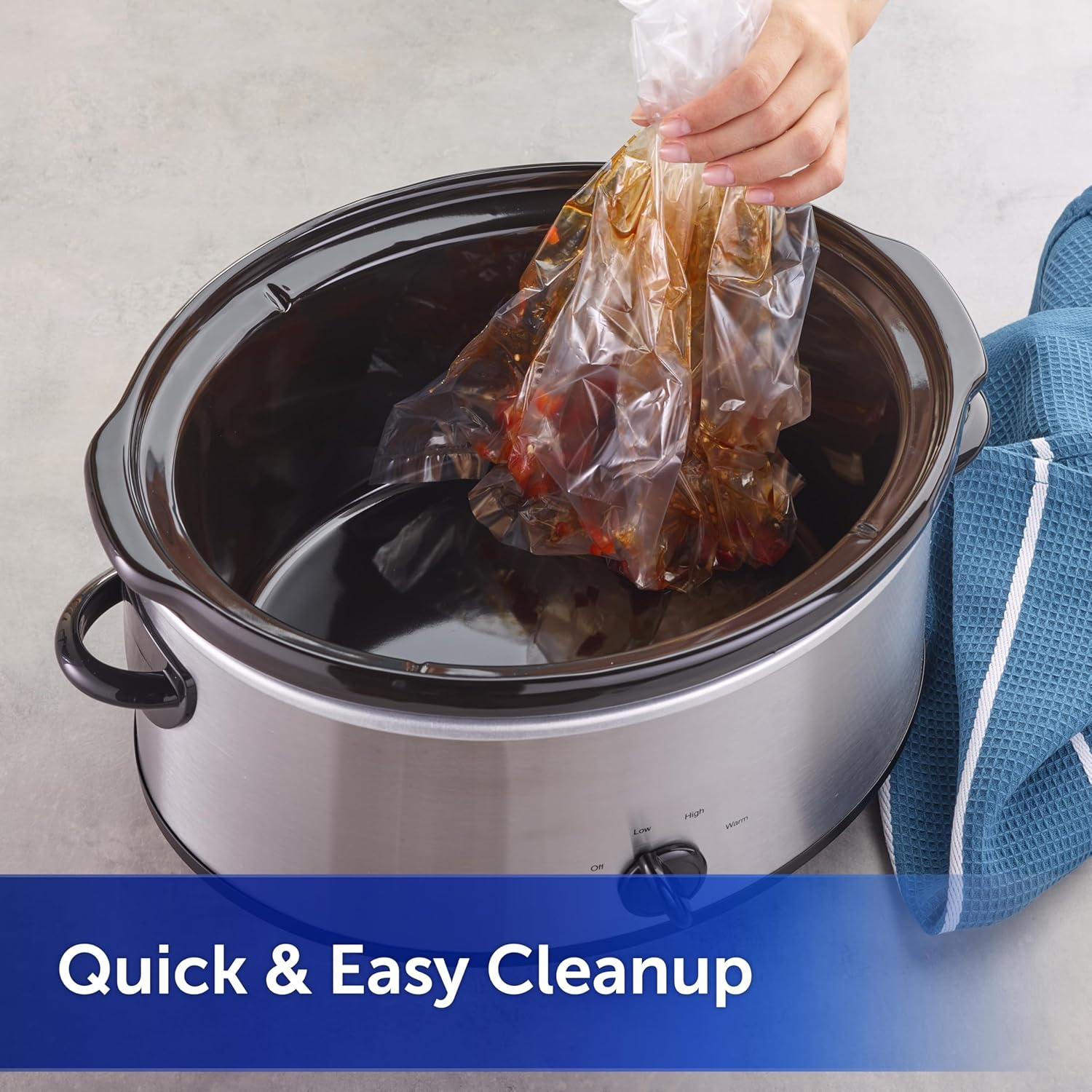 Reynolds Kitchens Premium Slow Cooker Liners - 13 X 21", 6 Count image number 4