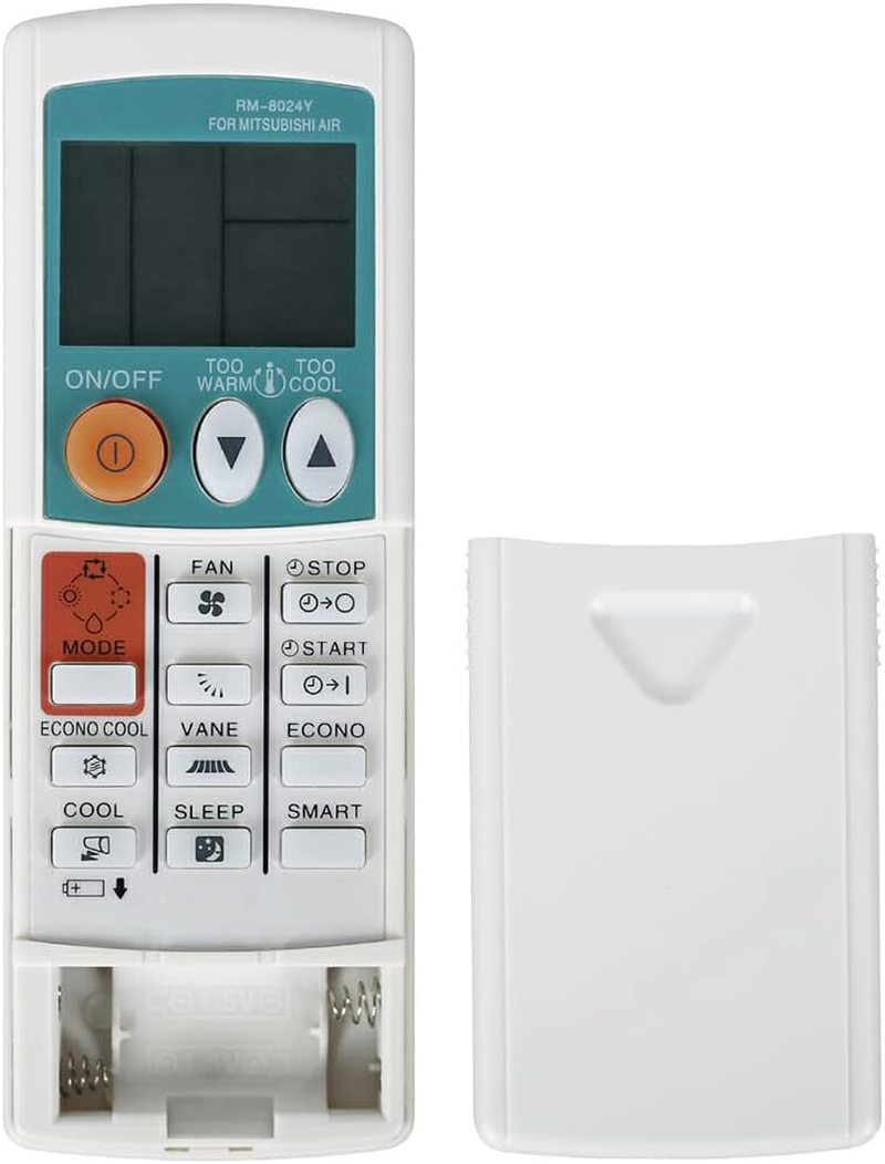 RM-8024Y Remote Control Durable White Controller Conditioning A/C Regulator Universal Easy to Use Replacement image number 3