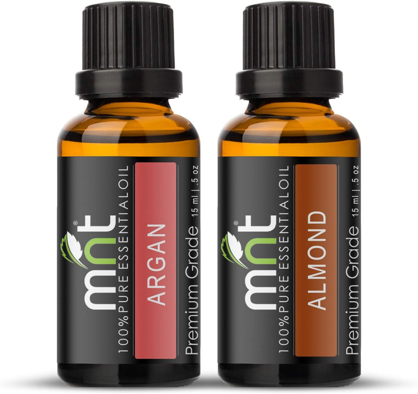 MNT Combo of Argan Oil and Almond Oil for Hair Growth, Skin Care (Each 15ML) - 100% Pure Natural Oil