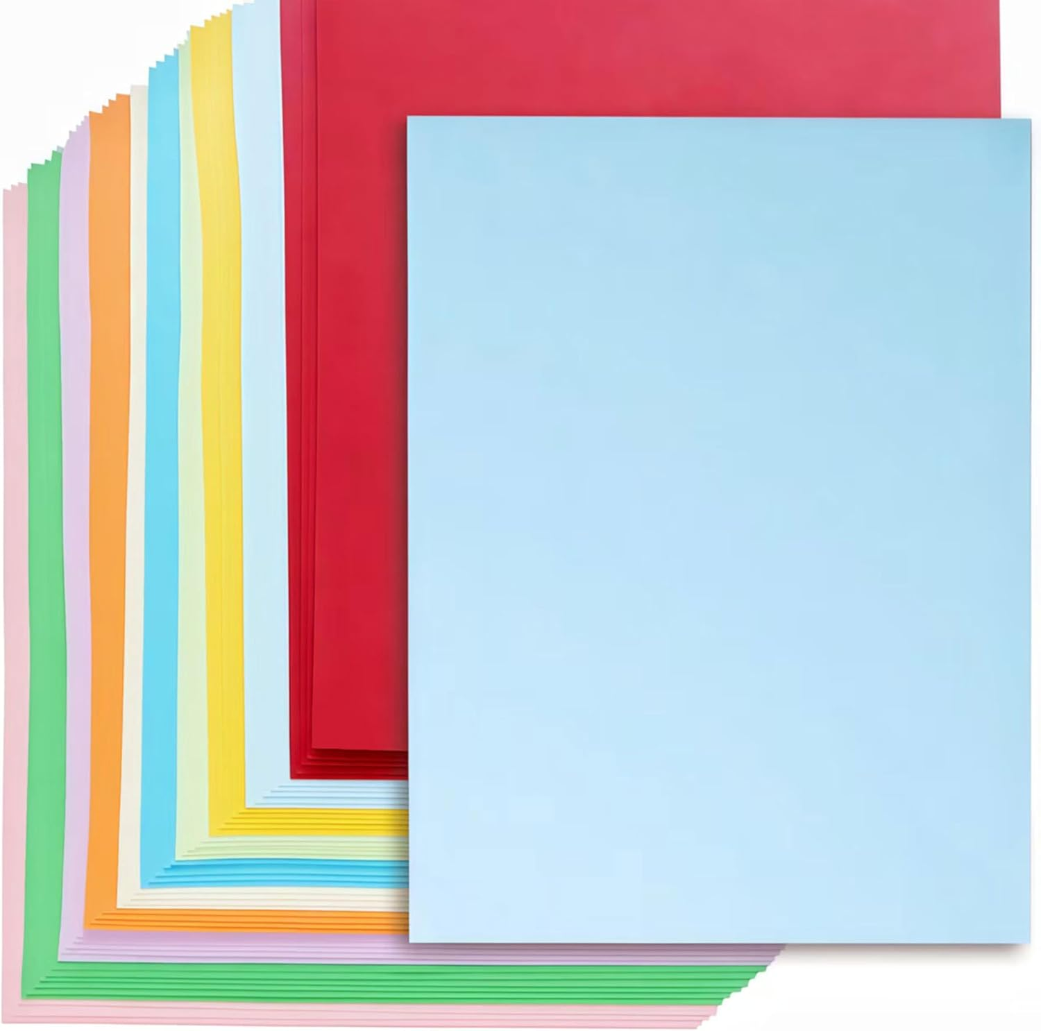 40 Sheets A4 Colored Cardstock, 10 Assorted Colors 230 GSM Thick Color Paper, Double Sided Printed Cardstock Paper, Premium Thick Card Stock for Card Making, Craft, Scrapbooking, DIY image number 1