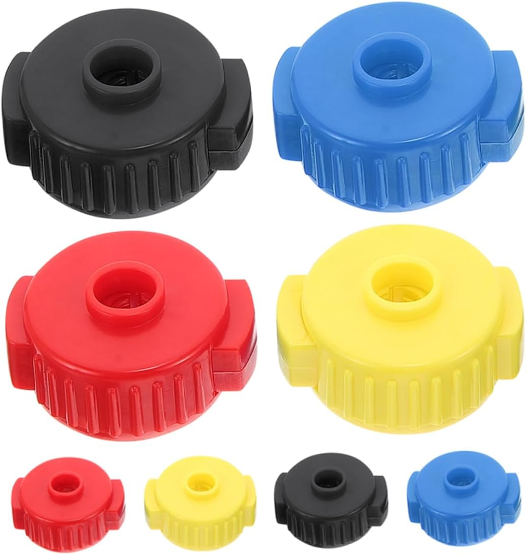 Toyvian 8Pcs Quick-Release Cymbal Nuts Plastic Cymbal Accessory Kit Drum Replacement Parts Percussion Drum Nuts Installation For