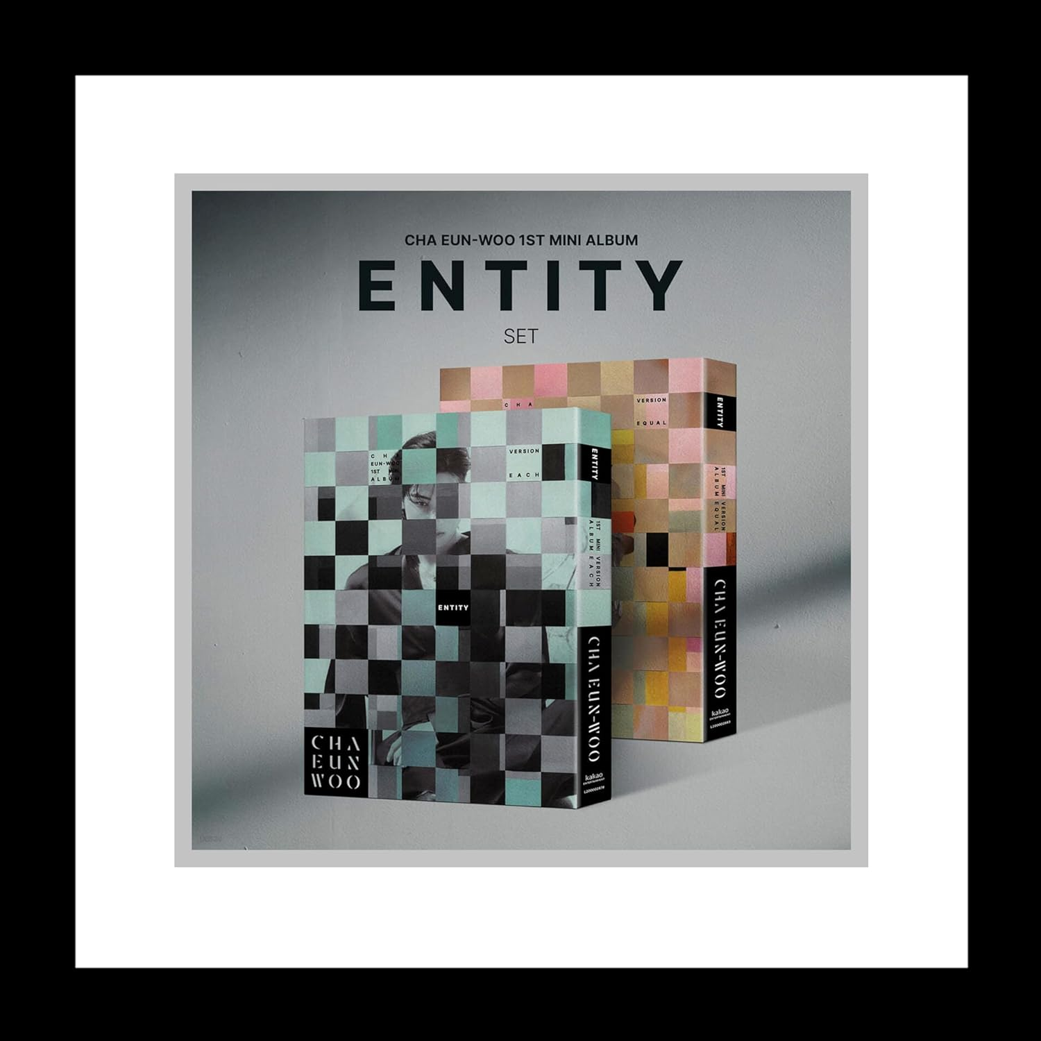 Astro Cha Eunwoo Entity 1St Mini Album Random Version Cd+1P Folding Poster on Pack+Photobook+3P Photocard+1Ea Sticker+1Ea DIY Entity+1P Accordion Lyric Paper+Tracking Sealed image number 3