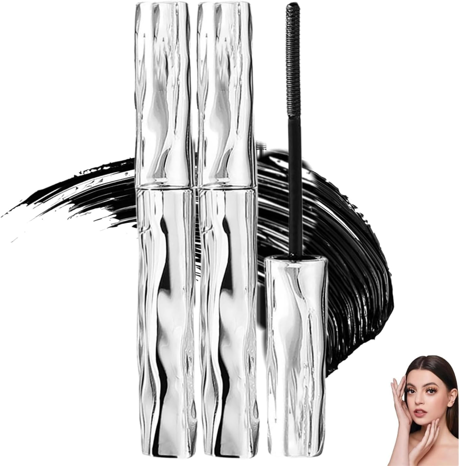 Eyelash Primer,Tubular Eyelash Primer,Waterprooflong Curling Mascara,Natural and Non-Smudged,Hydrofix Fiber Mascara (1PCS)