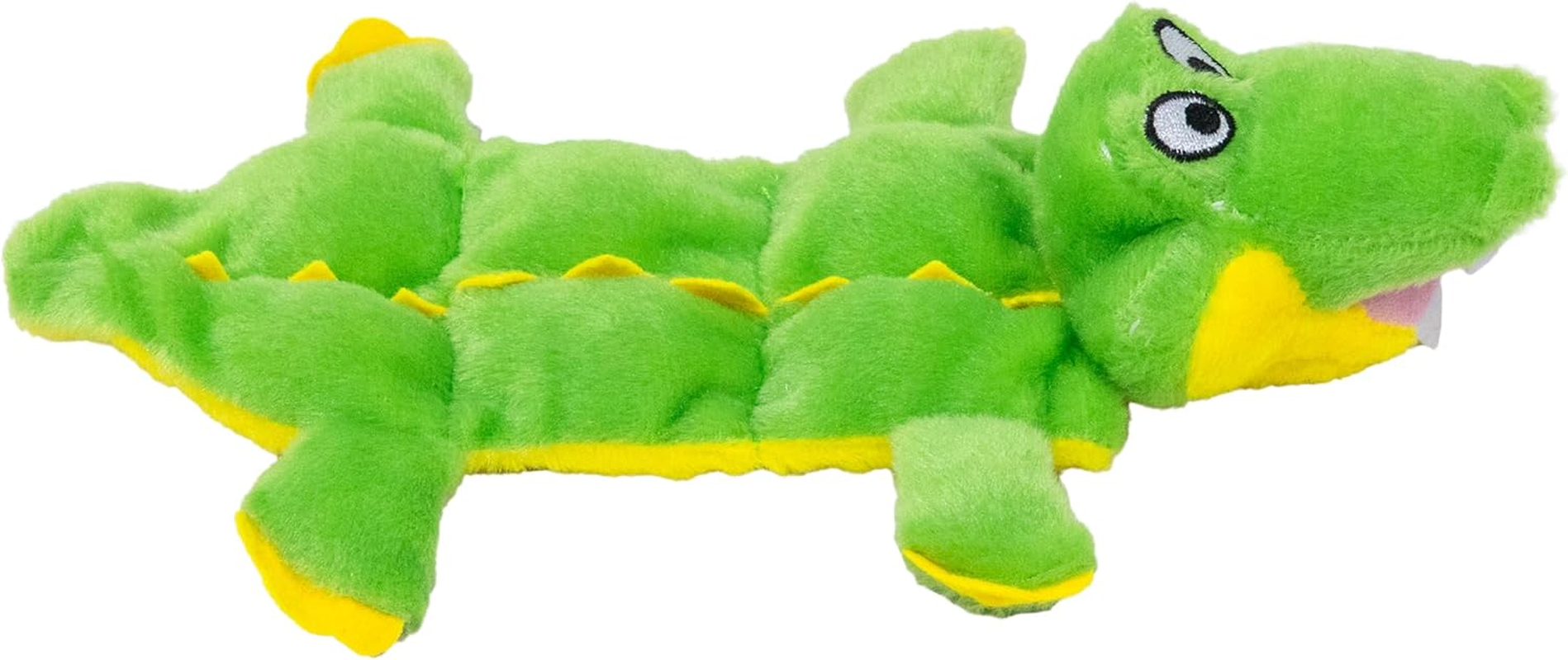 Outward Hound Squeaker Matz Plush Gator Dog Toy, Small image number 1