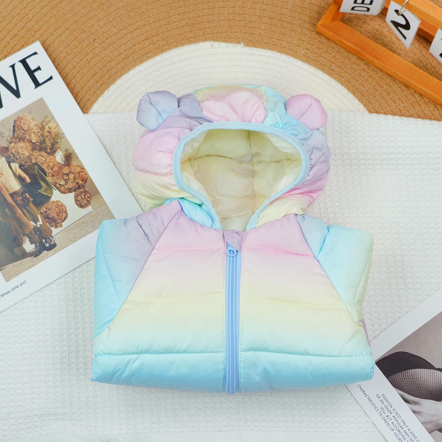 Baby Coat Toddler Baby Girls Coat Winter Warm Hooded Jacket Windproof Thick Clothing for 1-5Years image number 6