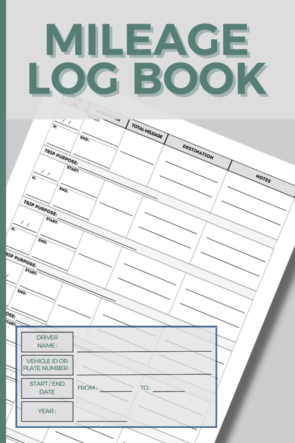 Mileage Log Book: Track Daily Miles, Vehicle Expenses & Maintenance | for Self-Employed Professionals, Freelancers, Rideshare & Delivery Drivers | ... Totals & Annual Summary (6X9, 100 Pages)