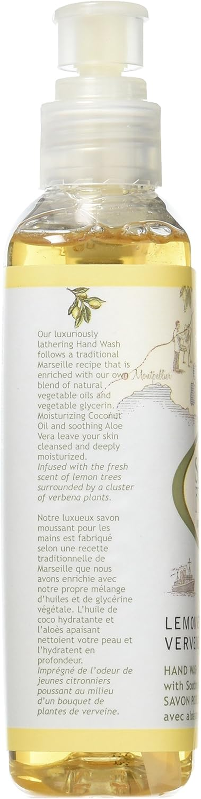 South of France Liquid Soap, Lemon Verbena, 8 Fluid Ounce image number 3