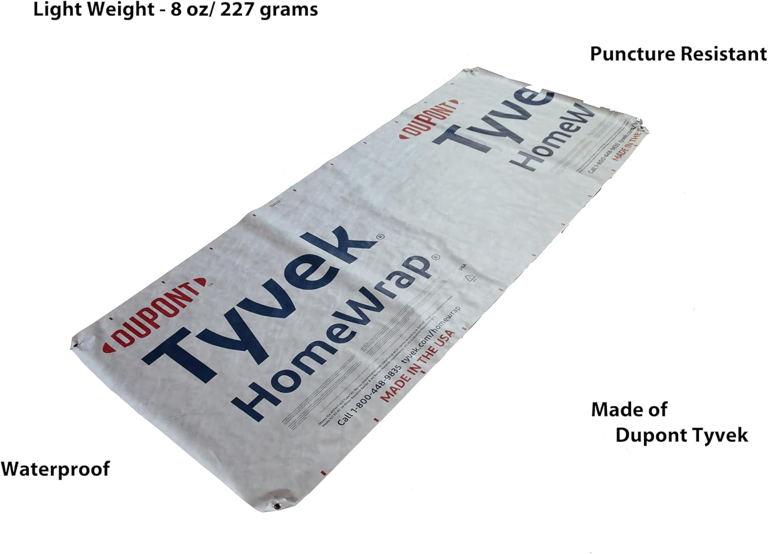 Modern Grizzly, Tent Footprint, Tent Tarp, Tent Mat, Tent Floor Mat, Tyvek Sheet, Backpacking Tarp, Ultralight Backpacking Gear, Tent Flooring, Camping Ground Cloth Tarp, Footprints, Multiple Sizes image number 1