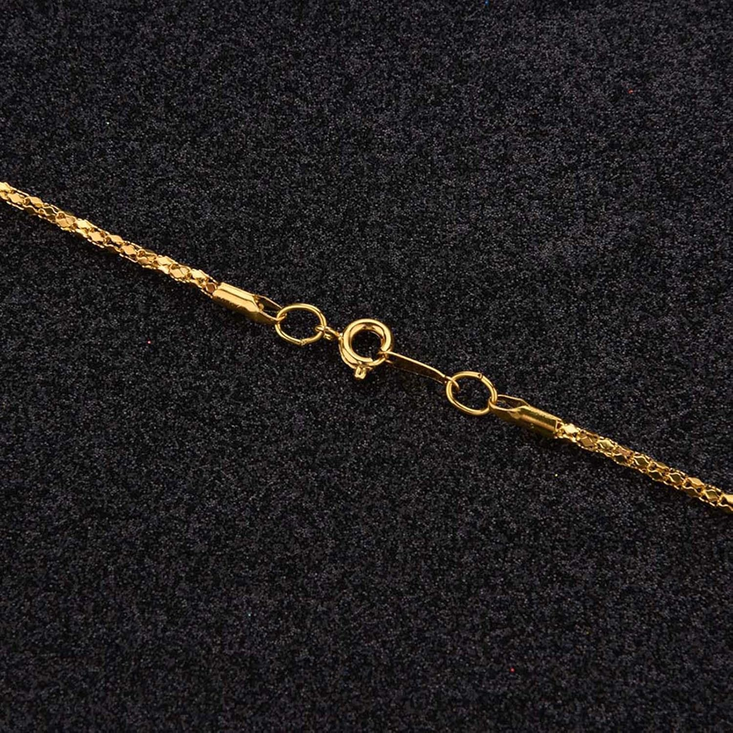 5X Magnifier Monocle Necklace Magnifying Glass Loupe Jewelry Reading Loupe Silver (Gold)