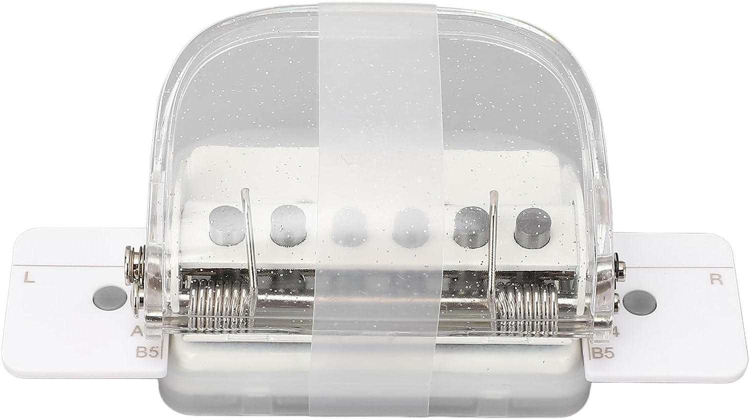 Hole Puncher, A4/30 Holes, A5/20 Holes, B5/26 Holes, Loose Leaf Paper Puncher, 5 Sheet Punch Capacity, Portable Handheld Loose Leaf Paper Hole Punch for School Office