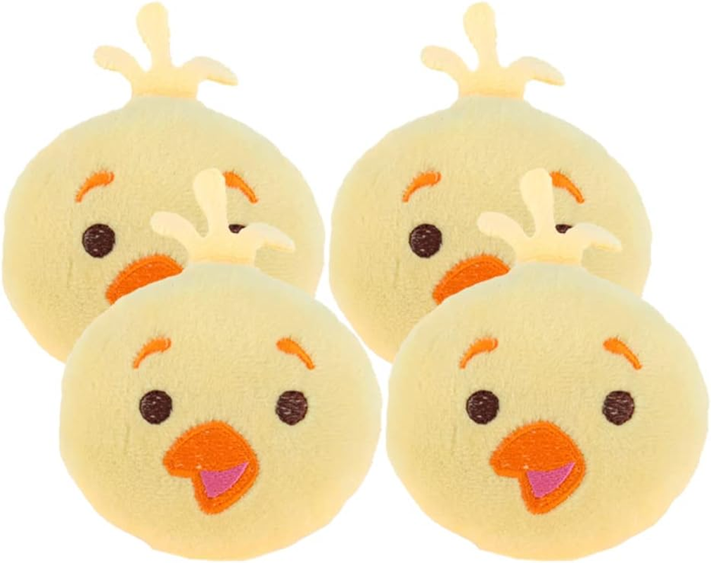 [4PCE] Easter Plush Chicken, 8Cm X 10Cm (Yellow), Stuffed Animal Toys, Cute Chicken, Soft Animal Easter Toy for Kids, Plush Decoration, image number 4