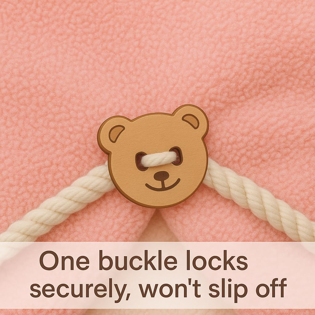 YHMLUX Women&rsquo;S Double-Layer Thick Microfiber Quick-Dry Hair Towel Turban with Adjustable Snap Button &ndash; Ultra-Absorbent Bath Cap for Long Hair (Pink) image number 4