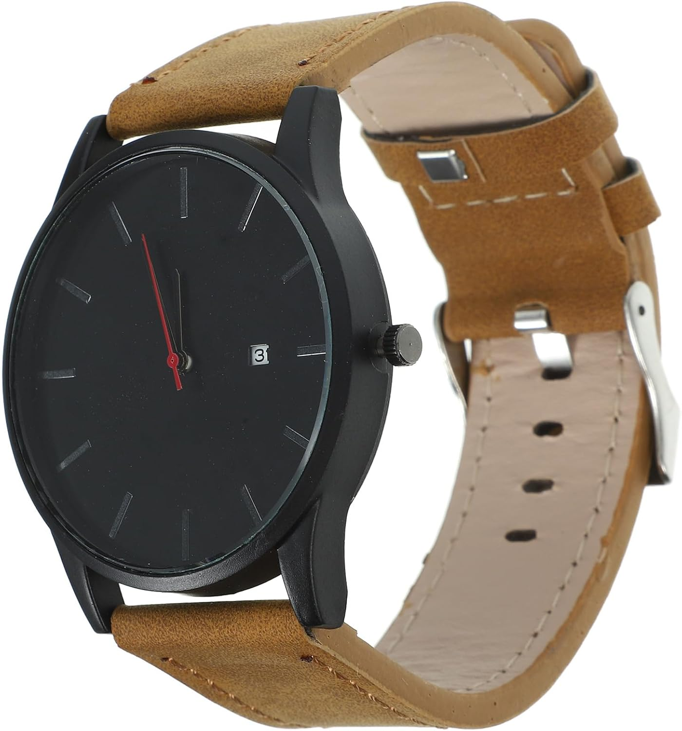 Gatuida 2Pcs Watch Calendar Woman Simple Clasp Material: Stainless Steel