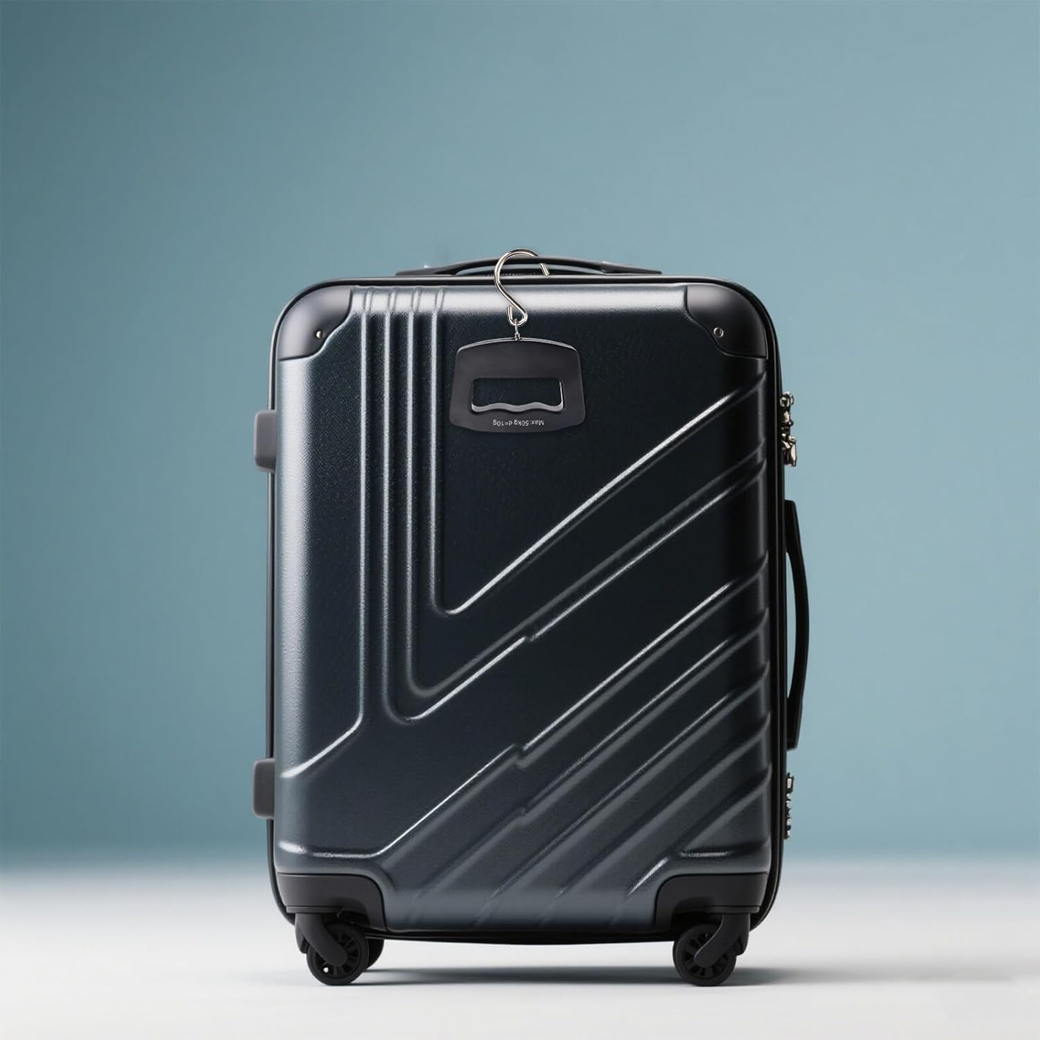 SUPVOX 2Pcs Portable Electronic Scale Digital Hand Held Weighing Machine for Luggage Travel Scales Hook for Home Outdoor Use image number 1