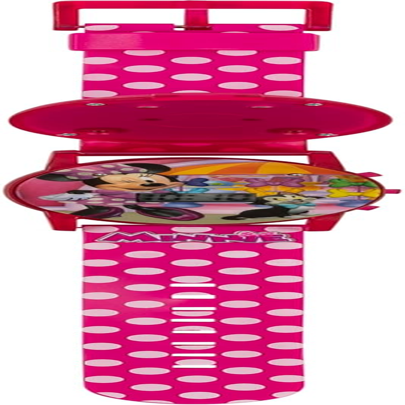 Accutime Disney Minnie Mouse Boutique LCD Pop Musical Watch (Model: MBT3714SR), Pink, Minnie - Two-Tone, Rhinestones, Modern