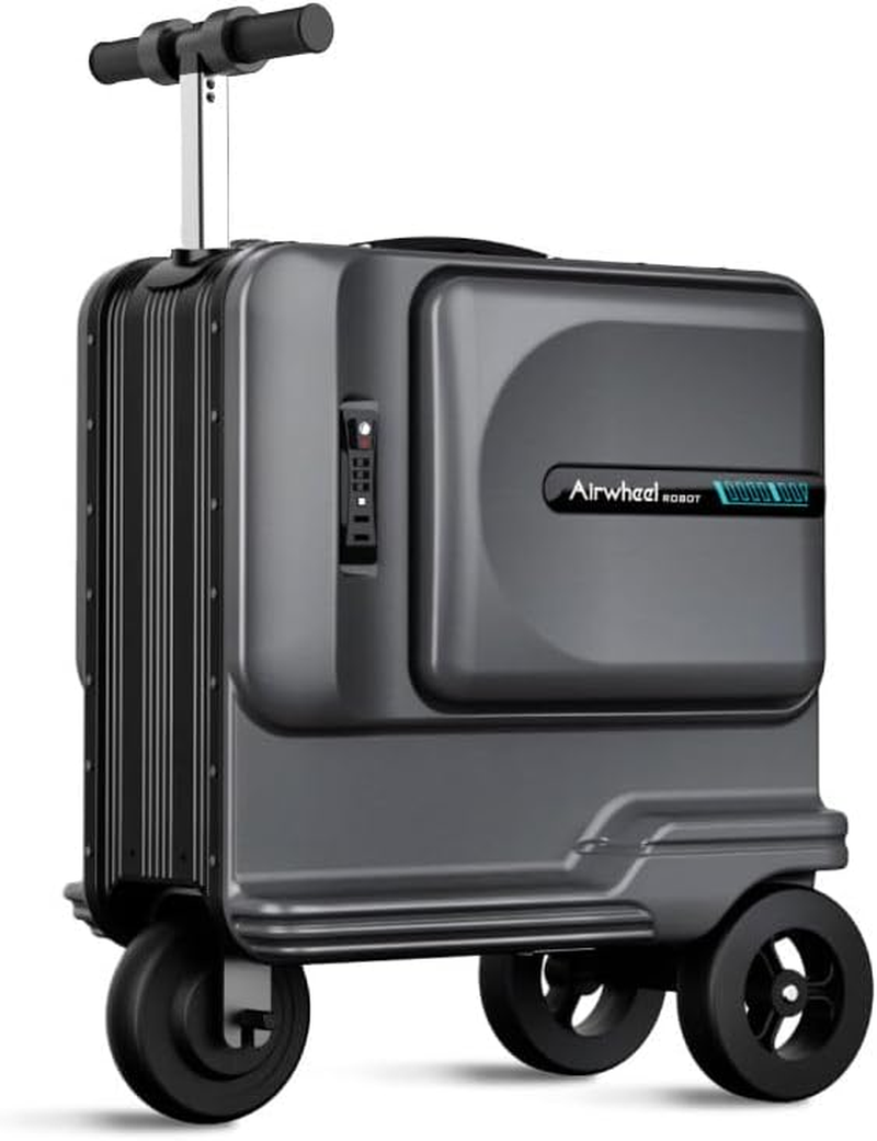Airwheel SE3T Electric Scooter Suitcase - Black | 48L Innovative Travel Luggage, Motorized Electric Luggage Scooter for Effortless Travel with Removable Battery (Official Dealer in Australia) image number 3