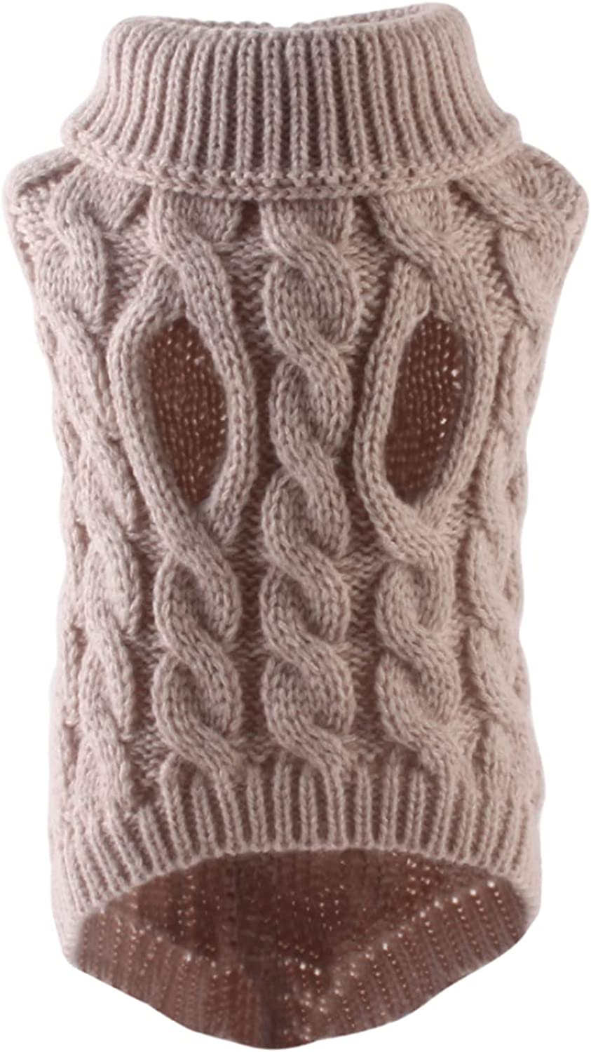 Pet Dog Sweater Sweatshirt, MH MOIHSING Warm Dog Jumpers Dog Pajamas Soft Cat Sweater Warm Winter Puppy Pet Coat Soft Sweater Clothing for Small Dogs Puppy Doggie (Medium, Black)