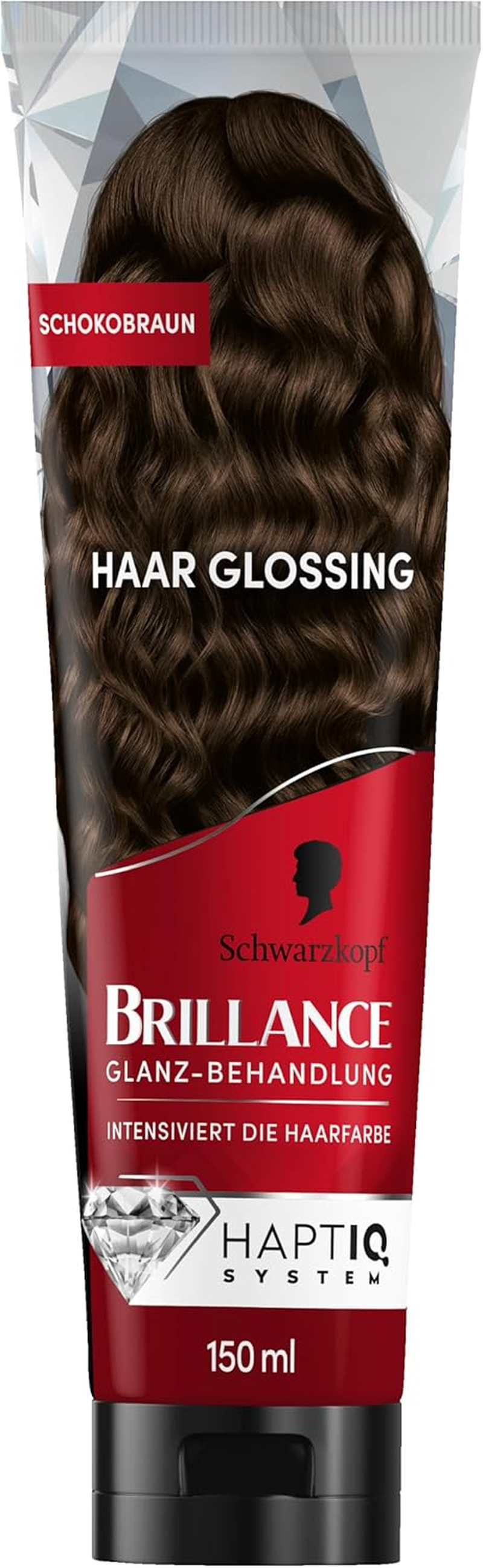 BRILLANCE Gloss Treatment, Hair Glossing Chocolate Brown (150 Ml), Temporary Hair Colour That Can Be Applied like a Hair Mask, Intensifies Hair Colour for up to 6 Washes image number 3