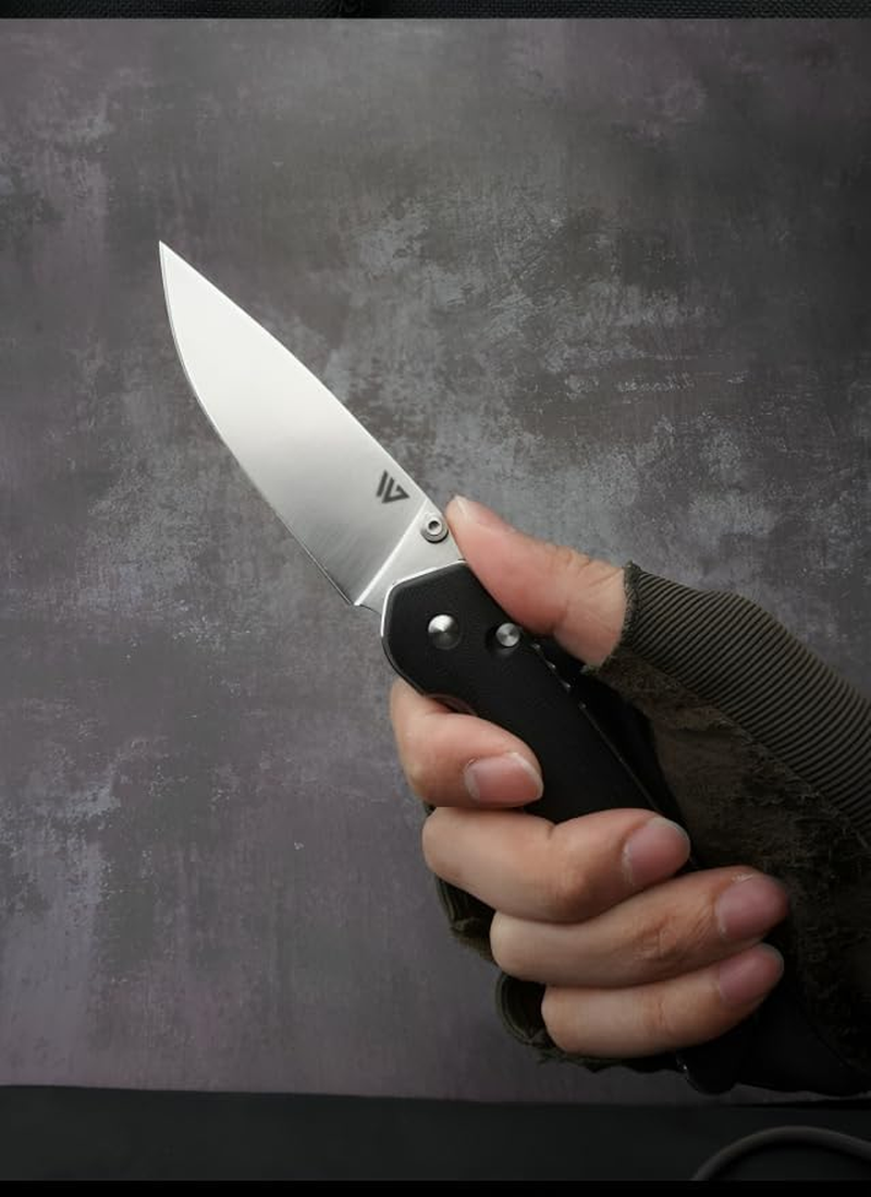 Wilora D2 Steel Folding Knife with Paracord Lanyard & Sheath - Ideal EDC Pocket Knife for Men image number 4