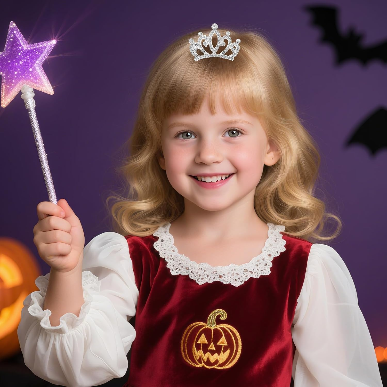 4Pcs Small Crowns, Zinc Alloy Rhinestone Mini Princess Crown Hair Clip Silver Shiny Hair Accessories for Women Birthday Wedding Cake Decoration Princess Costume Halloween image number 6