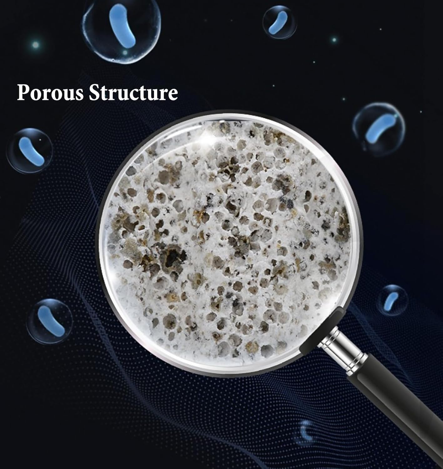 20Pcs Long Aquarium Ceramic Bio Filter Media Fish Tank Filter Media for Freshwater and Marine Fish Tank Sump Canister Pond Filter, Vast Surface Area image number 6