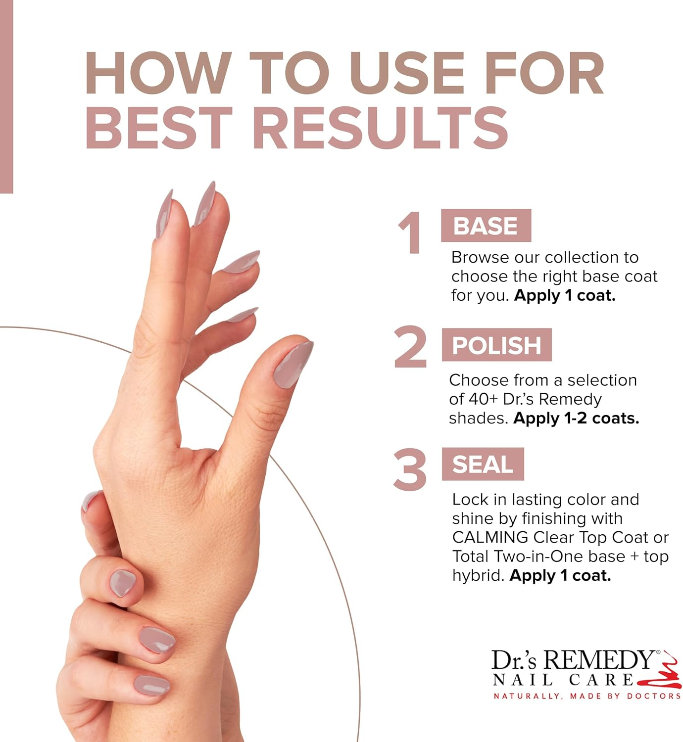 Dr.'S Remedy All Natural anti Fungal Nail Polish ANNIVERSARY KIT Organic Non Toxic Toenail Fungus Treatment 3 Piece Nail Polish Set image number 2