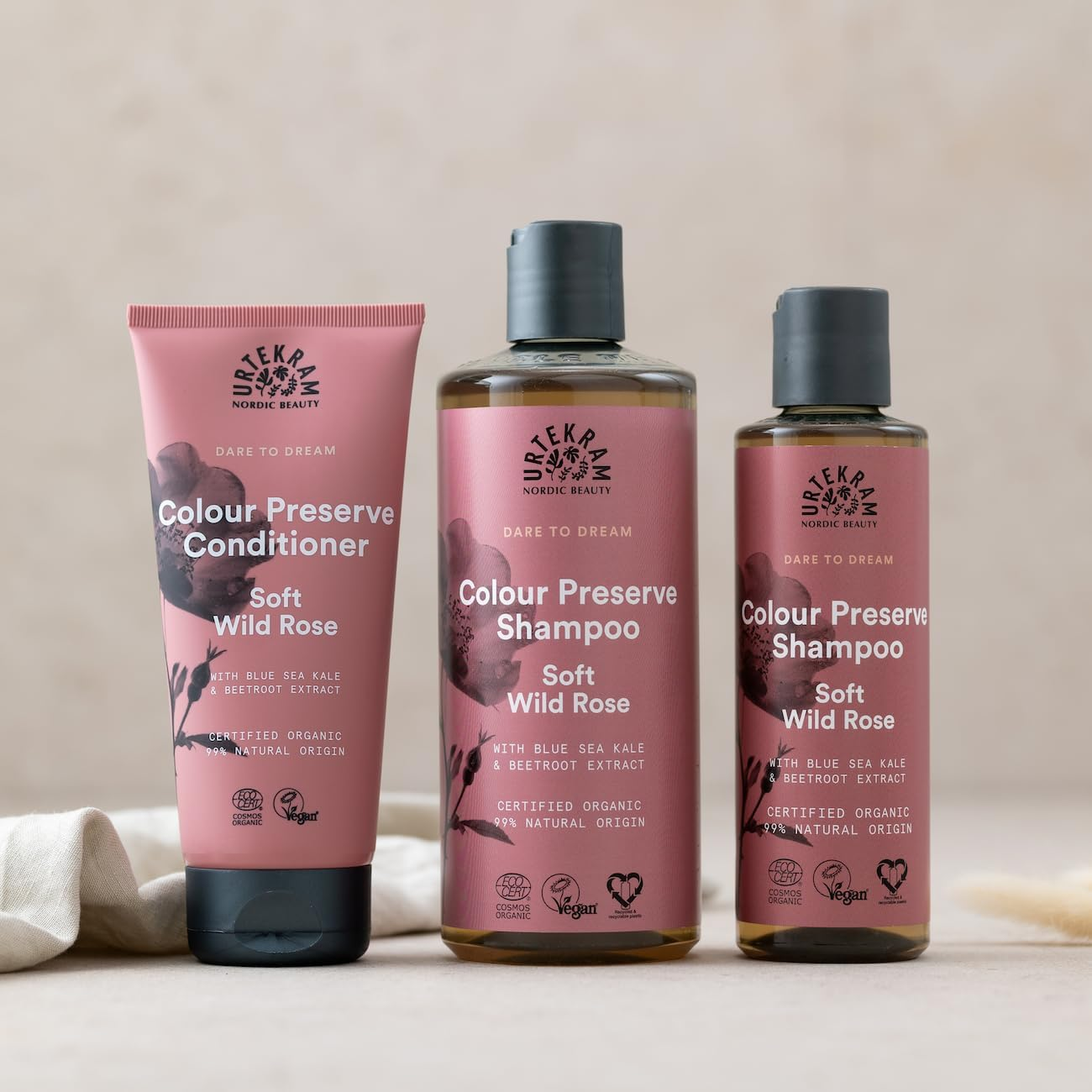 Urtekram - for Coloured Hair - Soft Wild Rose - 500 Ml, Vegan, Organic, Natural Origin image number 5