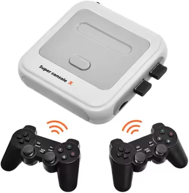 Console X &ndash; Built-In 30,000+ Retro Games, 4K HD Video Game Console with Dual Wireless Controllers, Supports Ps1/N64/Arcade Classics