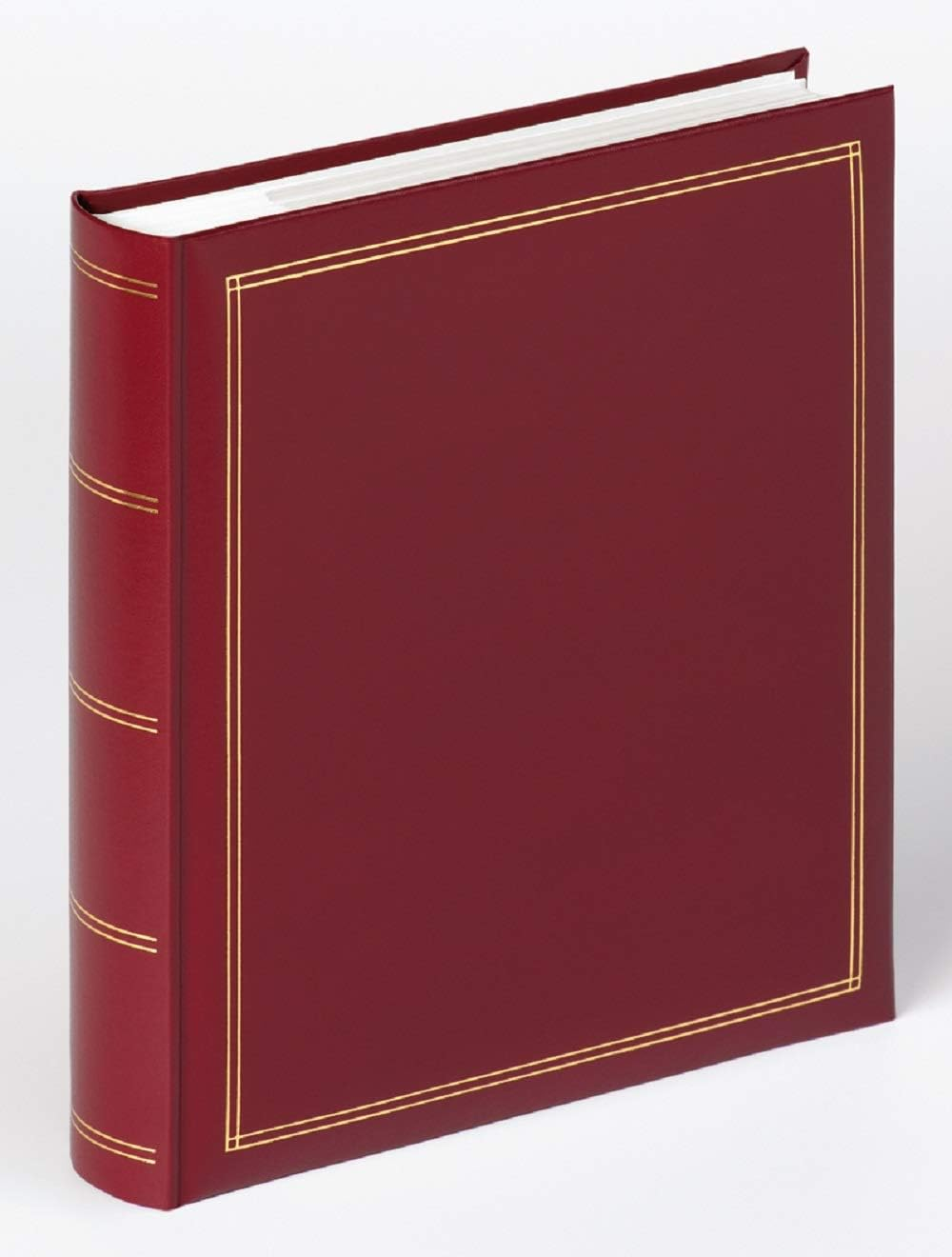 Walther Design Photo Album Red 200 Photos 10 X 15 Cm Memo Album Imitation Leather with Embossing, Monza ME-138-R image number 3