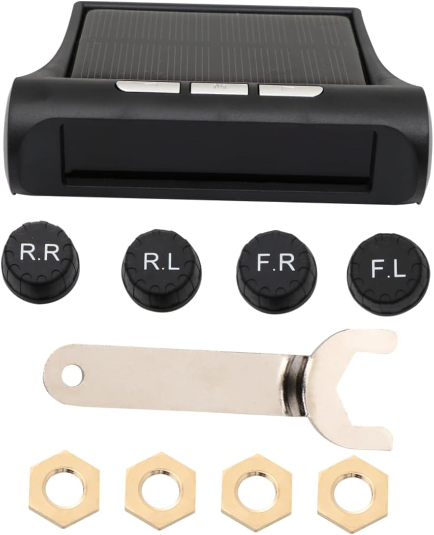 Iplusmile Solar Tire Pressure Monitor System with High-Definition Color Screen Data Temperature Alerts and External Sensors for Cars and Rvs image number 4