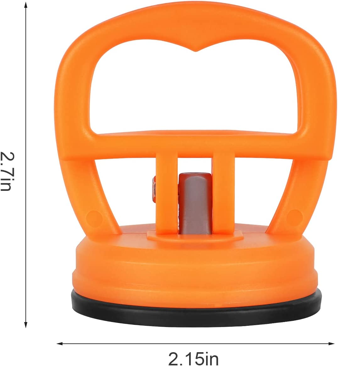 Car Dent Puller Removal Kit, 3 Pcs Dent Remover Tool for Car, Body Repair Dent Ding Removal Tools, Pop Small Dent Repair Duction Cup-Orange&hellip; image number 4