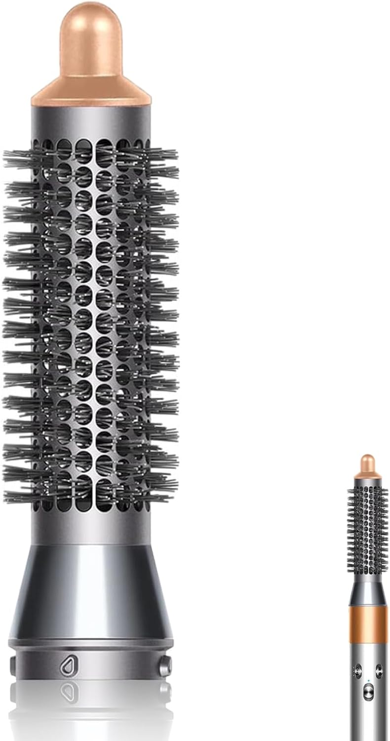 Small round Volume Brush for Dyson Airwrap HS01 HS05 Attachment Hair Styler Accessories, Gold image number 3