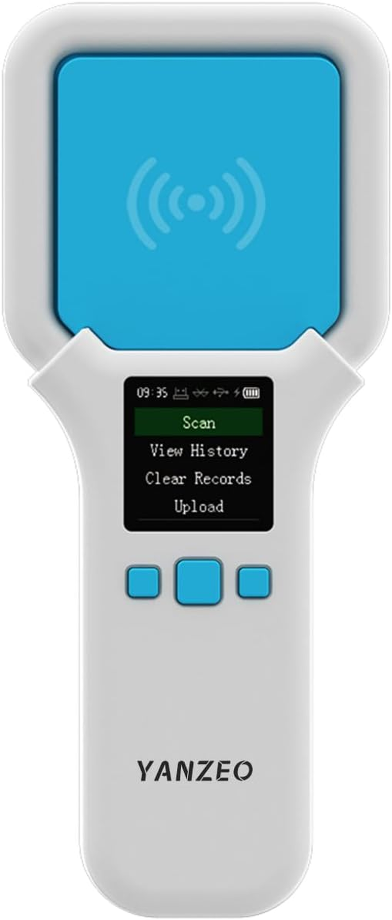 YANZEO SR300 UHF RFID Reader, 860Mhz - 960Mhz RFID Scanner, Wireless Bluetooth Handheld RFID Reader, UHF Tag Reader for Clothing, Shoe, Jewelry Stores and Warehouse Inventory image number 1