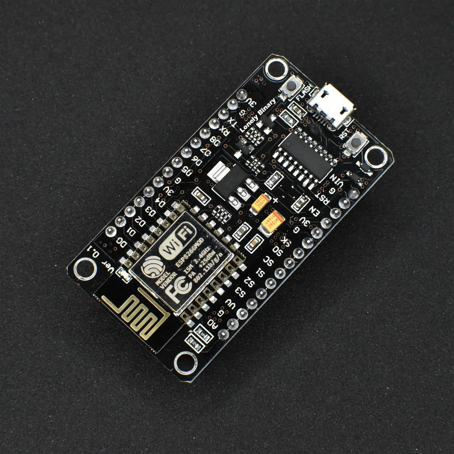 Lonely Binary 3-Pack ESP8266 Full Size Wifi Development Board Compatible with Arduino and Micropython image number 3
