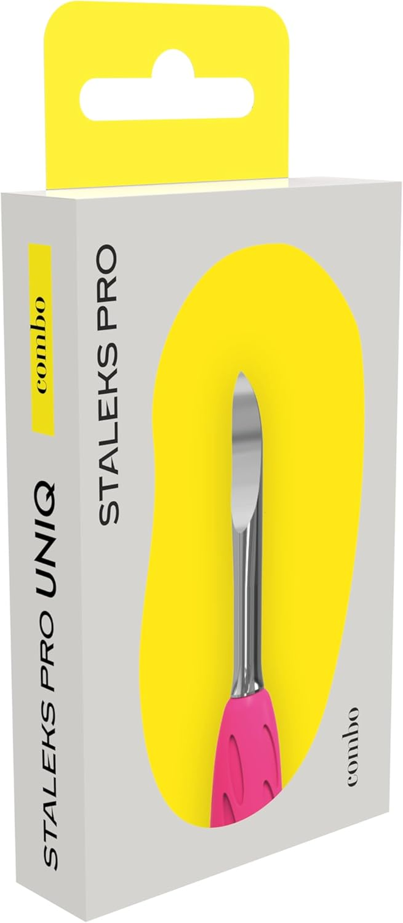 STALEKS PRO by Natury Nails Pusher, Interchangeable Part, Stainless Steel and Silicone, Sterilisable, Manicure and Pedicure, Gummy Combo (UNIQ 19)