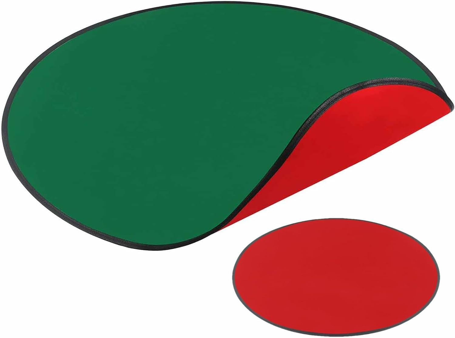 Christmas Tree Floor Mat, Waterproof Floor Protection Mat round Stand Pad, Red and Green Floor Rug Protective Christmas Tree Floor Protector for Christmas